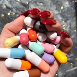 image-Mini Capsule Lipstick Velvet Canned Pills Student Make Up 16pcs