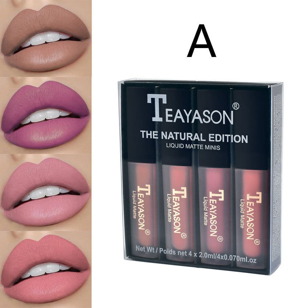 image-Lip Gloss Set Of Four Lip Gloss Liquid Matte