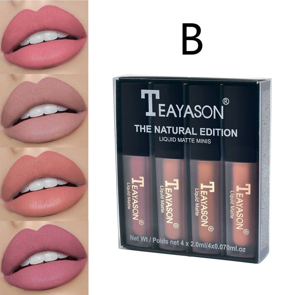image-Lip Gloss Set Of Four Lip Gloss Liquid Matte