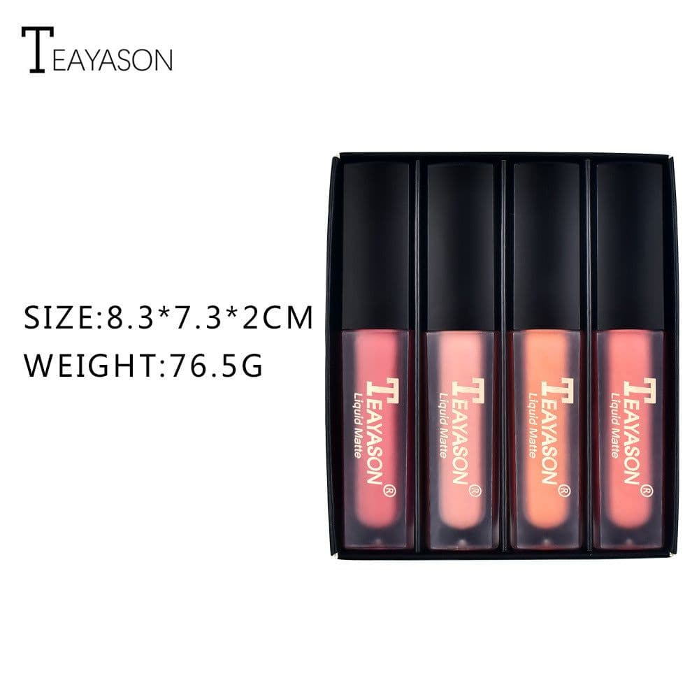 image-Lip Gloss Set Of Four Lip Gloss Liquid Matte