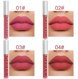 image-Pack Of 10 Matte Nonstick Cup Waterproof Lip Gloss
