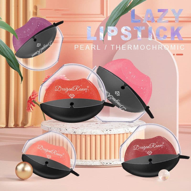 image-Lazy Lips Pearlescent Glitter Lipstick Is Not Easy To Fade, Warm And Moisturizing Lipstick