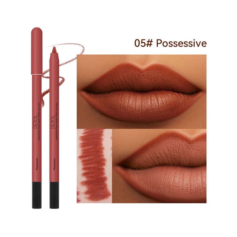 image-Matte Lipstick Lipliner High Shade Velvet Mist Lipstick