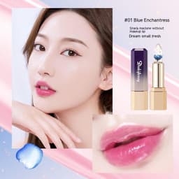 image-Petal Flower Lipstick Transparent Jelly Color Changing Temperature