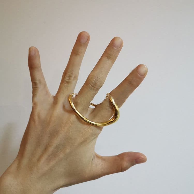 image-European And American Style Personalized Design Finger Cots Creative Multi-ring Ins The Same Ring
