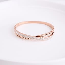 image-Women's Hot Style Roman Word Diamond Bracelet