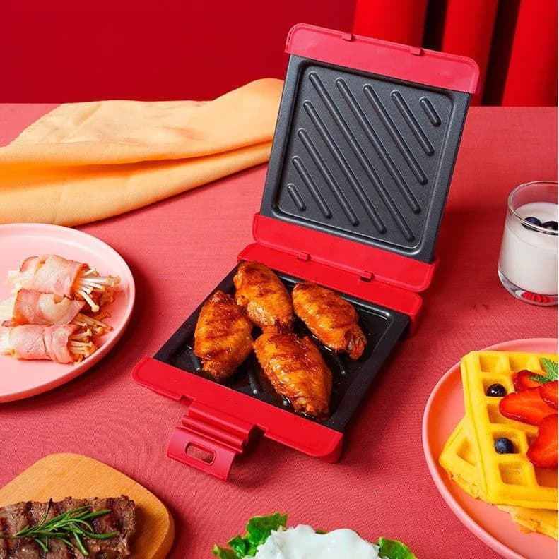 image-Multi-purpose Double-sided Grill Pan