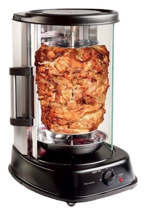 image-Home Grill Electric Rotisserie Indoor Chicken SmokelessHome Skewer Stove