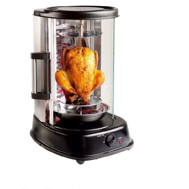 image-Home Grill Electric Rotisserie Indoor Chicken SmokelessHome Skewer Stove