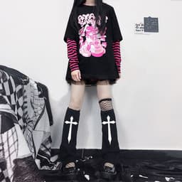 image-New Fashion Trendy Foot Sleeves Street Cross Cool Socks