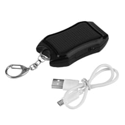 image-Solar Mobile Phone Power Bank Flashlight Keychain Power
