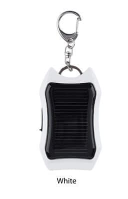 image-Solar Mobile Phone Power Bank Flashlight Keychain Power
