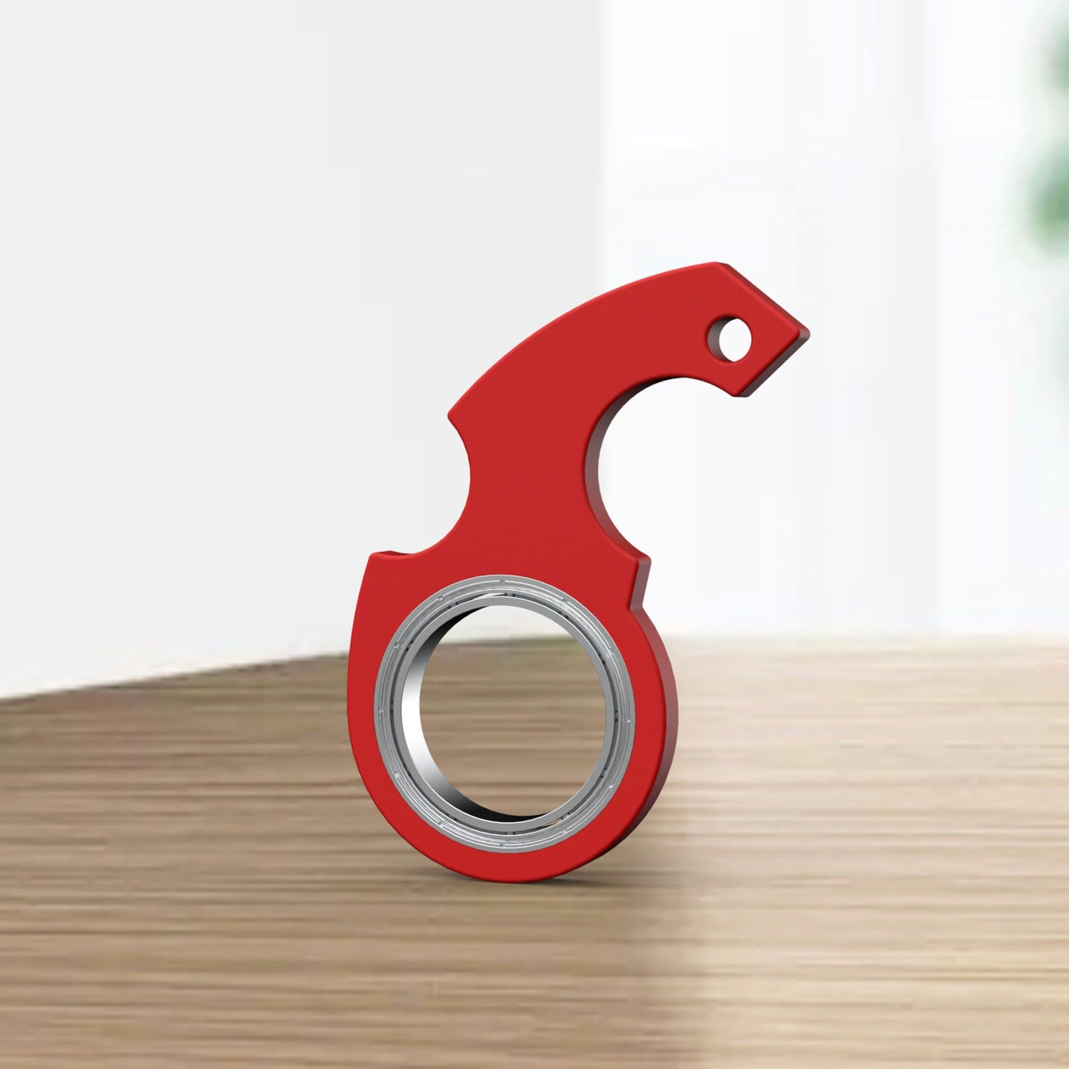 image-Creative Fidget Spinner Toy Keychain Hand Spinner Anti-Anxiety Toy Relieves Stress Finger Spinner Keychain Bottle Opener Kids Toy