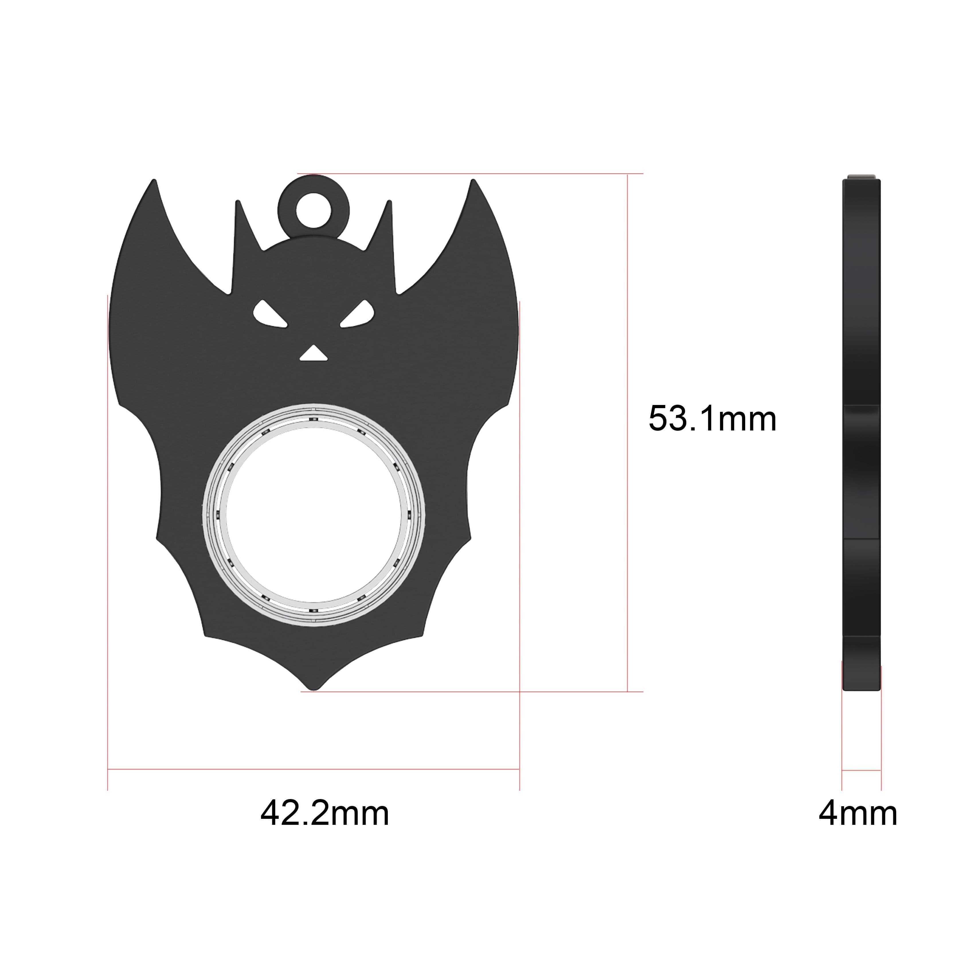 image-Halloween Creative Fidget Spinner Toy Bat Demon Ghost Keychain Hand Spinner Anti-Anxiety Toy Relieves Stress Bottle Opener Kids Toy