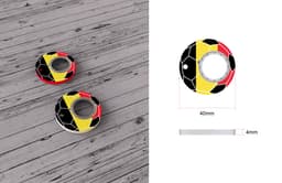 image-Creative Football World Cup Fidget Spinner Toy Keychain Hand Spinner Anti-Anxiety Toy Relieves Stress Finger Spinner Keychain Bottle Opener Kids Toy