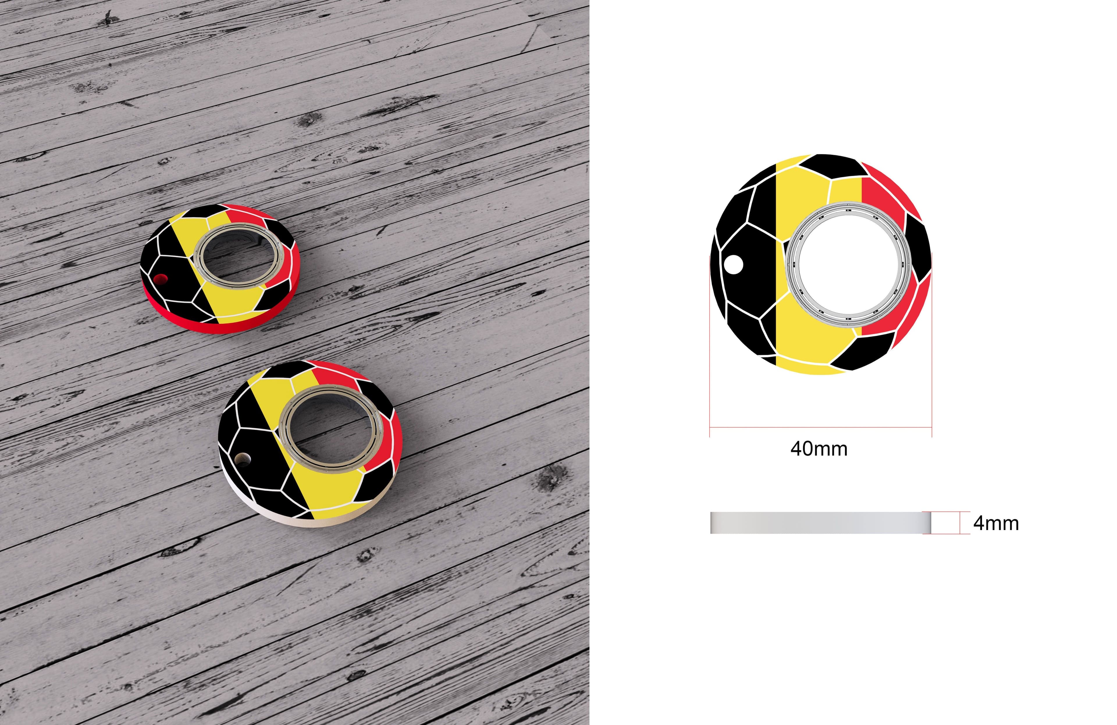 image-Creative Football World Cup Fidget Spinner Toy Keychain Hand Spinner Anti-Anxiety Toy Relieves Stress Finger Spinner Keychain Bottle Opener Kids Toy