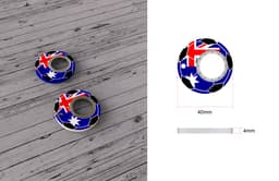 image-Creative Football World Cup Fidget Spinner Toy Keychain Hand Spinner Anti-Anxiety Toy Relieves Stress Finger Spinner Keychain Bottle Opener Kids Toy