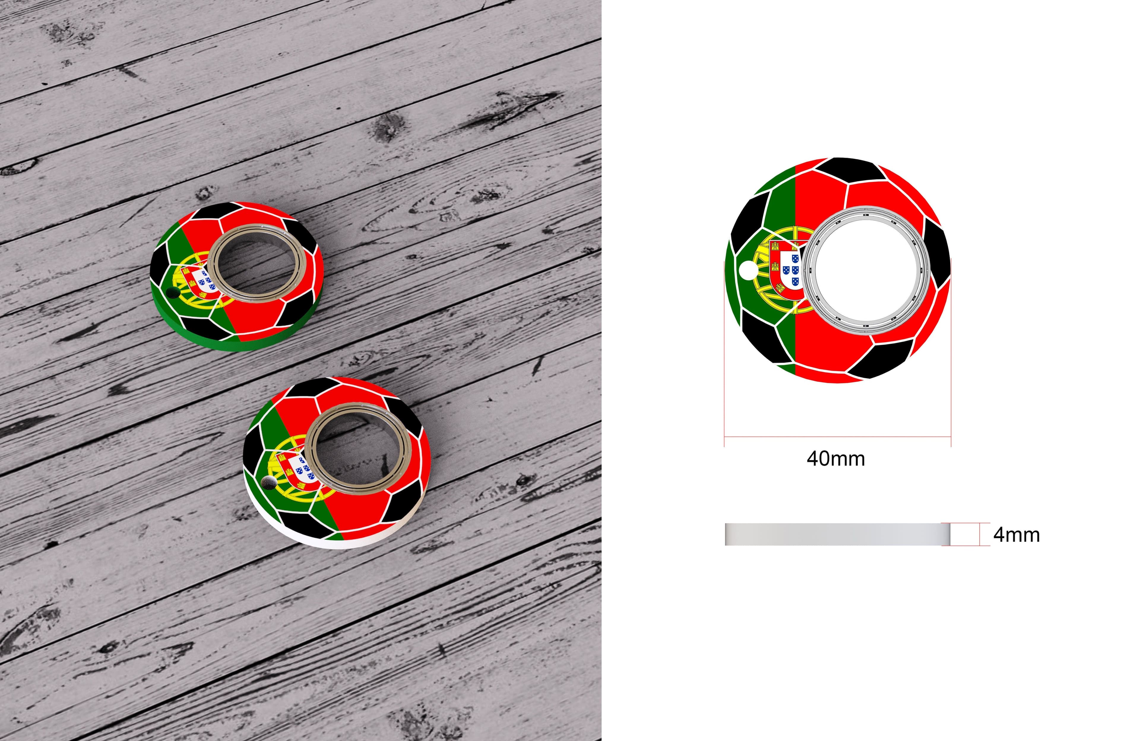 image-Creative Football World Cup Fidget Spinner Toy Keychain Hand Spinner Anti-Anxiety Toy Relieves Stress Finger Spinner Keychain Bottle Opener Kids Toy