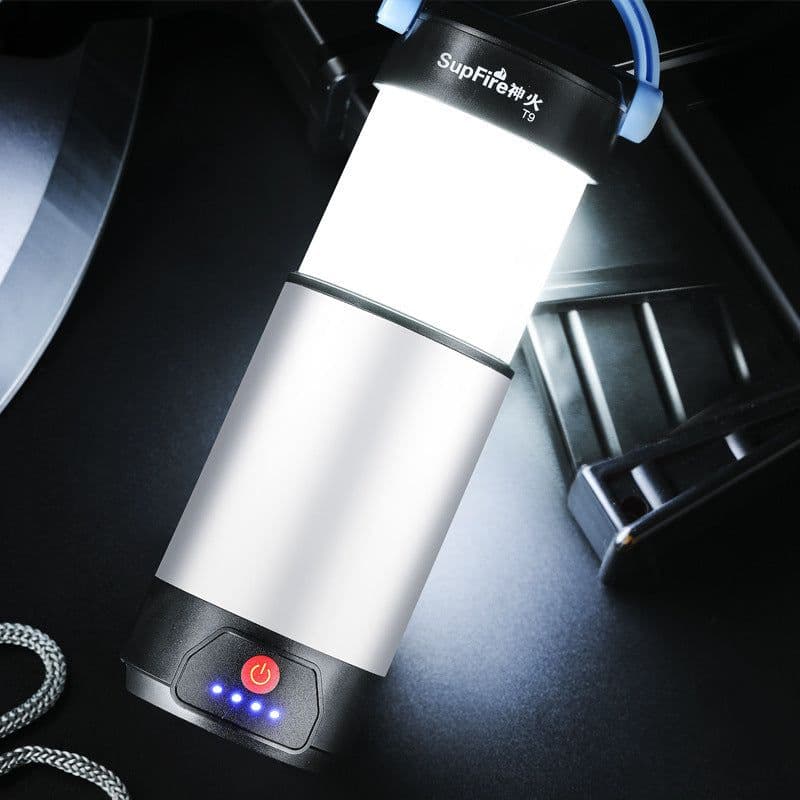 image-Supfire T9 Portable LED Outdoor Camping LAMP