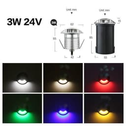 image-Stainless Steel Recessed Lawn Lamp Garden Lamp Step Lamp Floor Lamp