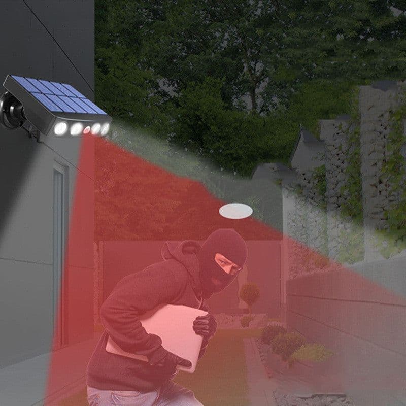 image-Rural Garden Villa Lighting Imitation Monitoring, Thief Induction Wall Lamp