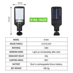 image-Outdoor Solar Light Household Human Body Induction Solar Street Light