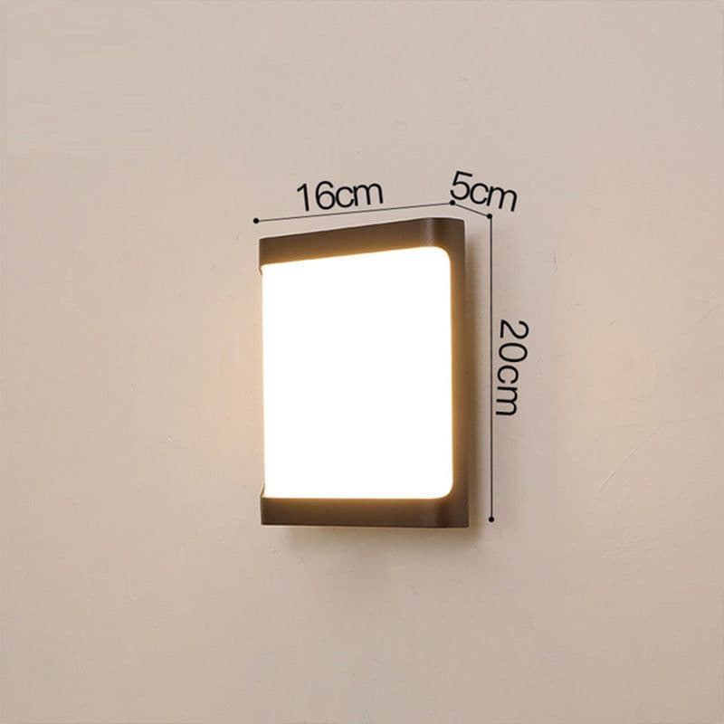 image-Cross-Border Dedicated LED Wall Light Outdoor Waterproof IP65 COB LED Porch Light Corridor Light In Modern Yard9