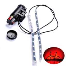 image-Colorful Lght Frame Light Night Riding Warning Light Equipment