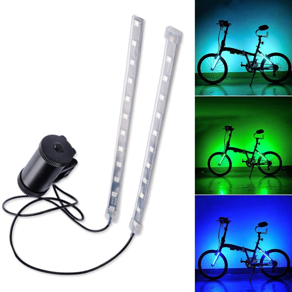 image-Colorful Lght Frame Light Night Riding Warning Light Equipment