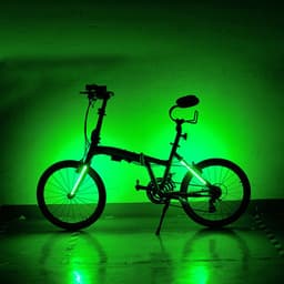 image-Colorful Lght Frame Light Night Riding Warning Light Equipment