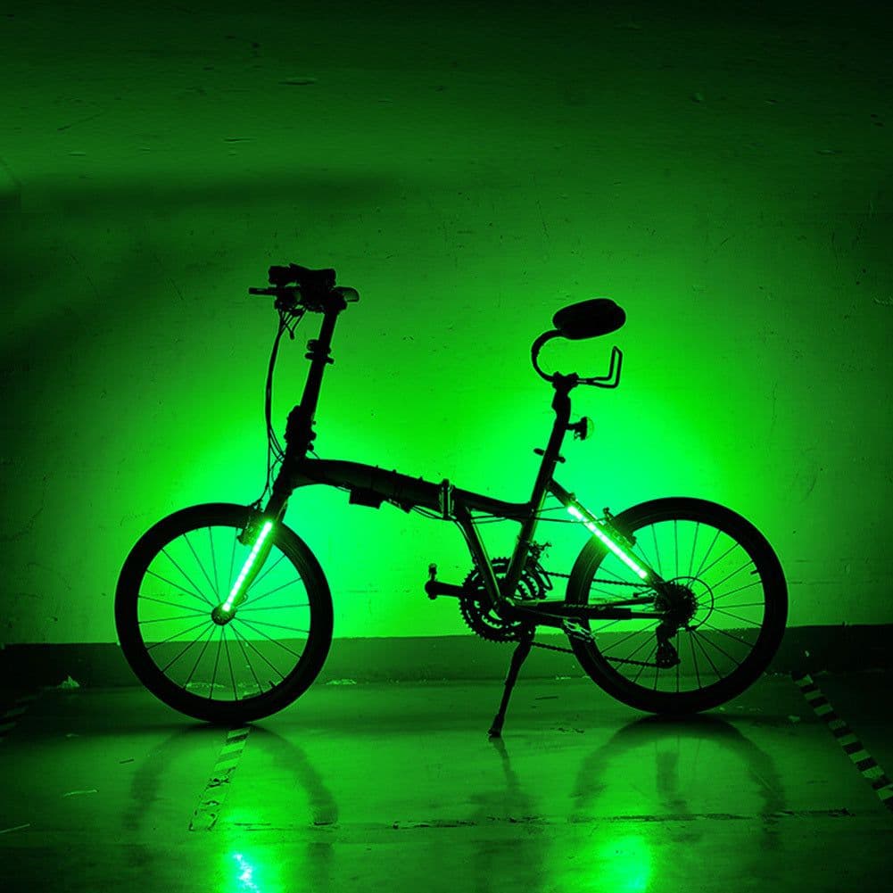 image-Colorful Lght Frame Light Night Riding Warning Light Equipment