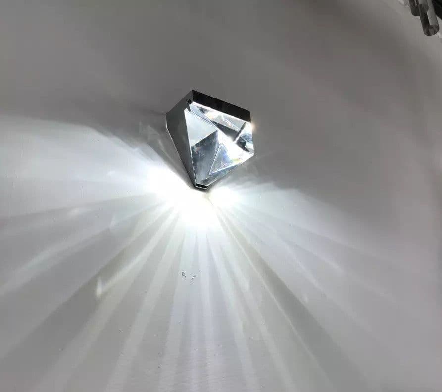 image-LED Crystal Wall Lamp Modern Minimalist Personality Background Decorative Wall Lamp
