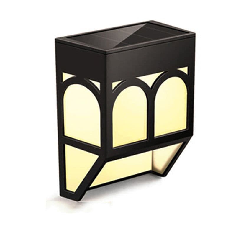 image-Solar Wall Lamp Outdoor Courtyard Home Yard Fence Wall Balcony Garden Villa Door Post Creative Decorative Lamp