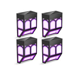 image-Solar Wall Lamp Outdoor Courtyard Home Yard Fence Wall Balcony Garden Villa Door Post Creative Decorative Lamp