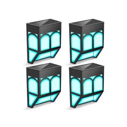 image-Solar Wall Lamp Outdoor Courtyard Home Yard Fence Wall Balcony Garden Villa Door Post Creative Decorative Lamp