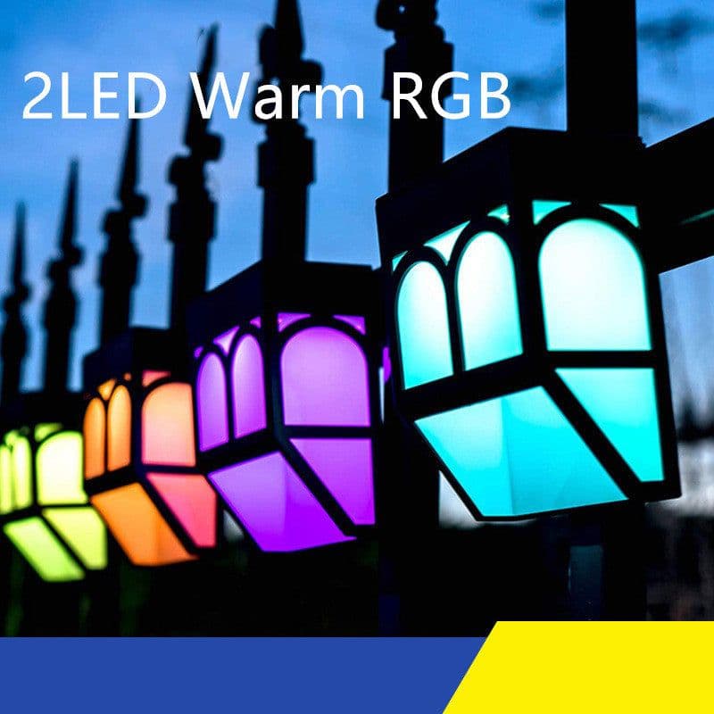 image-Solar Wall Lamp Outdoor Courtyard Home Yard Fence Wall Balcony Garden Villa Door Post Creative Decorative Lamp