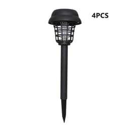 image-Cross-Border Solar Mosquito Killing Lamp Insecticidal WhiteLight Purple Outdoor Lawn Lamp LED Electronic Mosquito Repellent Lamp