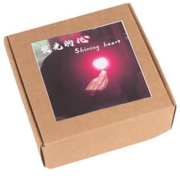 image-Love Lamp In Front Of The Chest, Romantic Heart-Shaped Lamp, Magic Props, Dancing With Light Energy At Night