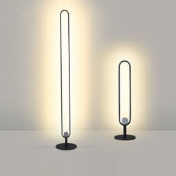 image-Double Pole Light Luxury Floor Creative Atmosphere Lamp Bedroom Vertical Bedside Creative Eye Protection Lamp