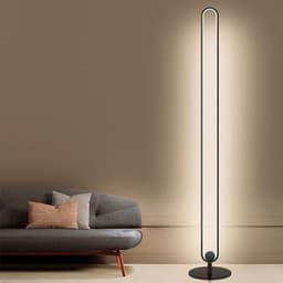 image-Double Pole Light Luxury Floor Creative Atmosphere Lamp Bedroom Vertical Bedside Creative Eye Protection Lamp