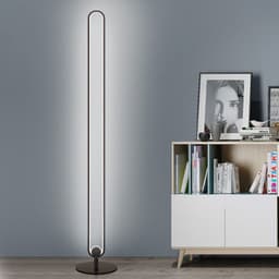 image-Double Pole Light Luxury Floor Creative Atmosphere Lamp Bedroom Vertical Bedside Creative Eye Protection Lamp