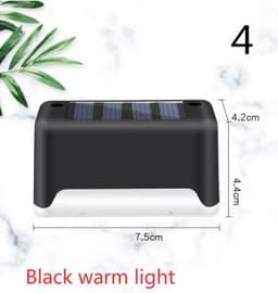 image-New Upgrade Waterproof LED Solar Fence Lamp Solar Deck Lights Solar Step Light Outdoor For Patio Stairs Garden Pathway Step Yard