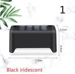 image-New Upgrade Waterproof LED Solar Fence Lamp Solar Deck Lights Solar Step Light Outdoor For Patio Stairs Garden Pathway Step Yard
