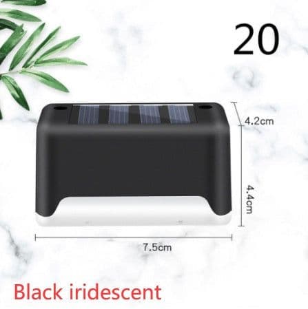 image-New Upgrade Waterproof LED Solar Fence Lamp Solar Deck Lights Solar Step Light Outdoor For Patio Stairs Garden Pathway Step Yard