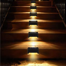 image-New Upgrade Waterproof LED Solar Fence Lamp Solar Deck Lights Solar Step Light Outdoor For Patio Stairs Garden Pathway Step Yard