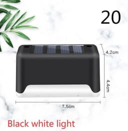 image-New Upgrade Waterproof LED Solar Fence Lamp Solar Deck Lights Solar Step Light Outdoor For Patio Stairs Garden Pathway Step Yard