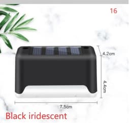 image-New Upgrade Waterproof LED Solar Fence Lamp Solar Deck Lights Solar Step Light Outdoor For Patio Stairs Garden Pathway Step Yard