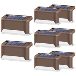 image-New Upgrade Waterproof LED Solar Fence Lamp Solar Deck Lights Solar Step Light Outdoor For Patio Stairs Garden Pathway Step Yard