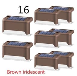 image-New Upgrade Waterproof LED Solar Fence Lamp Solar Deck Lights Solar Step Light Outdoor For Patio Stairs Garden Pathway Step Yard