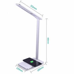 image-Huawei Apple Wireless Charging Desk Lamp LED Eye Protection Desk Lamp Bedside Folding